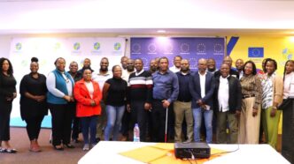 NGO directors and facilitators pose for a group photo during the Corporate Governance Workshop for NGO Directors held at Maguga