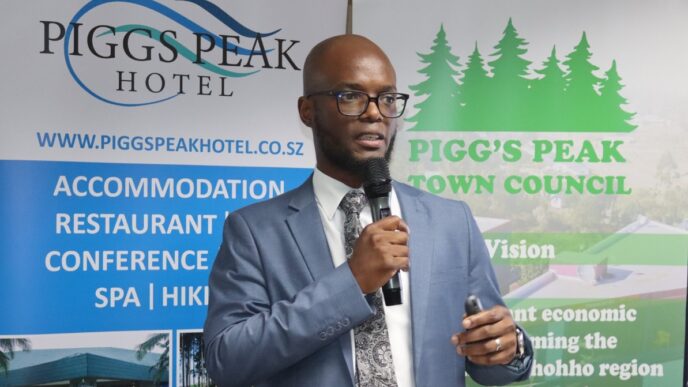 Mr. Roison Daniel Pave, Piggs Peak Town Council CEO