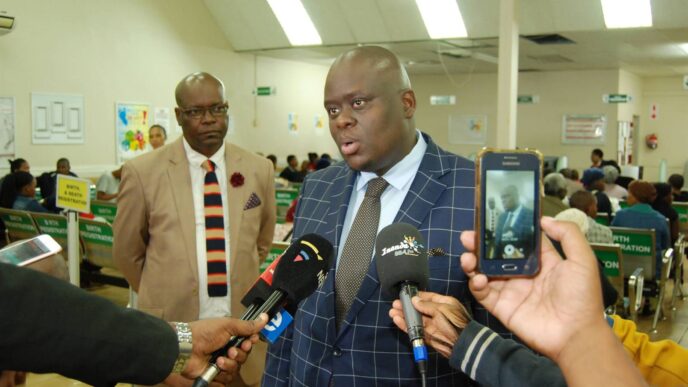 South Africa's Deputy Minister of Home Affairs Njabulo Nzuza
