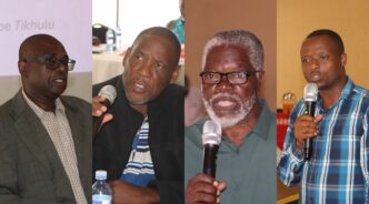 Traditional leaders during consultations with the Department of Water Affairs in Lubombo Region as part of nationwide engagements reviewing the Water Act 2003 aimed at strengthening water governance in Eswatini.