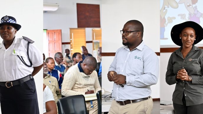 Trainers and participants who came together in Siphofaneni for the FINCORP and ESA GBV Awareness Workshop, committed to building safer farms and stronger communities.