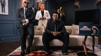 Dlala Thukzin, Chad Hendricks and Sun-El Musician. Photo: Mpumelelo Macu