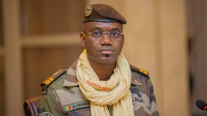 Malian Defence Minister Sadio Camara
