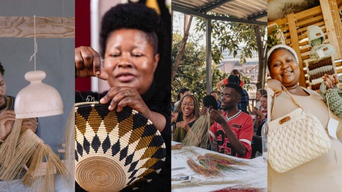 Some of the talented Eswatini artisans whose handwoven pieces, ceramics and sculptural work will be on display at the Indalo Exhibition, running from 1 to 8 May 2026 at the Alliance Française de Mbabane. (Photo: EU Eswatini)