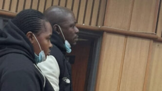 Neobile Mncina and Ntuthuko Fakudze. Photo by Eswatini Observer