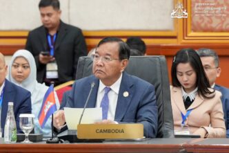 Foreign Minister Prak Sokhonn attends the 25th ASEAN-EU Ministerial Meeting (AEMM) from April 27 to 28 in Bandar Seri Begawan, Brunei Darussalam. Photo by Cambodian Ministry of Foreign Affairs