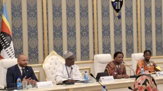 HRH Prince Lindani, Eswatini's parliamentary representative to the OACPS, addresses delegates at the opening of the OACPS Central Africa Region Parliamentary Group Meeting at the ICC Ezulwini Palazzo, Thursday, 7 May 2026.