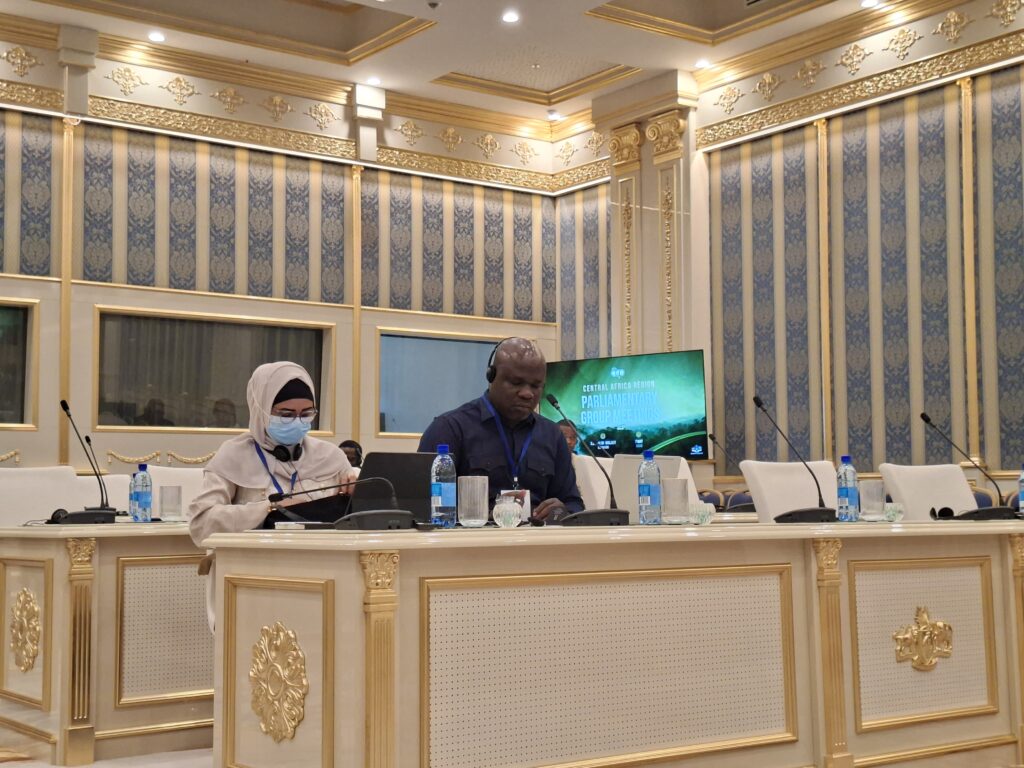 Delegates attend the opening of the OACPS Central Africa Region Parliamentary Group Meeting at the ICC Ezulwini Palazzo, Ezulwini Valley, Thursday, 7 May 2026.