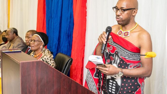 Eswatini National Archives Director, Nqoba Msibi says monetisation is the Ministry of ICT's high priority matter. Photo: EPTC/Facebook
