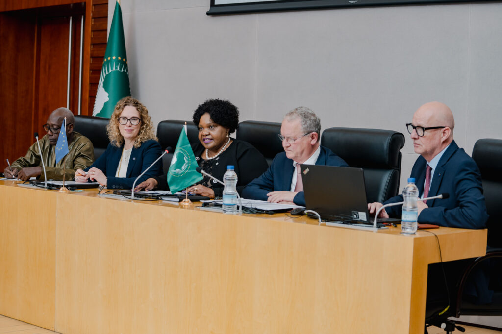 Senior officials at the launch of the African-European Museum Partnership (AEMP) at the AU Headquarters in Addis Ababa, Ethiopia, on Tuesday, 29 April 2026. Photo: EU Delegation to the African Union