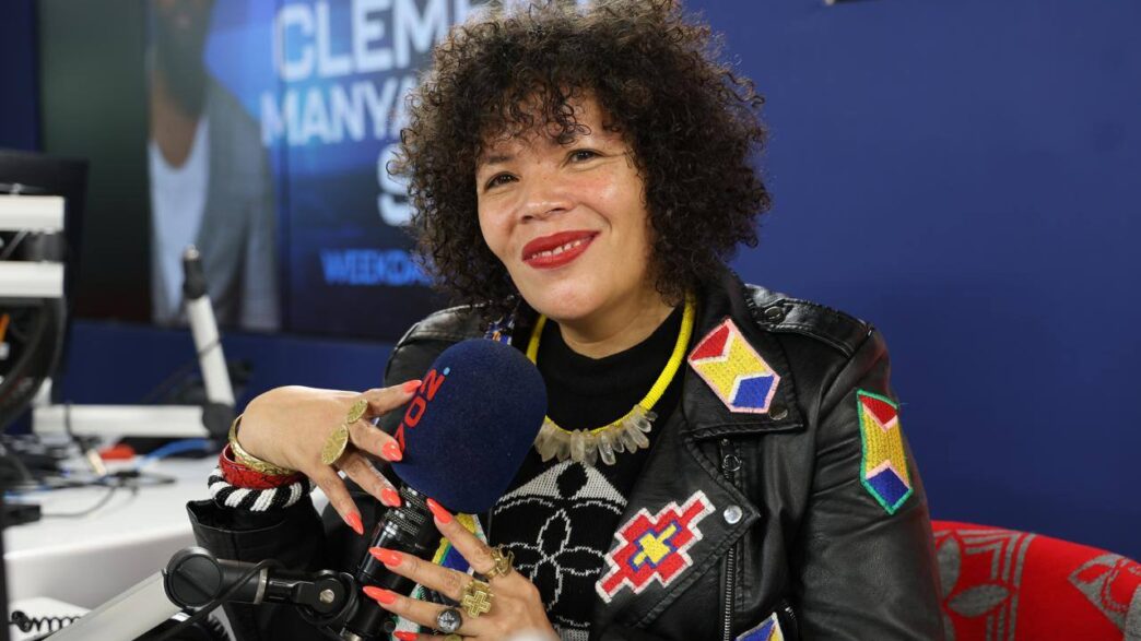 Maria McCloy pictured during her appearance on 702 on 7 May 2026, just days before her passing