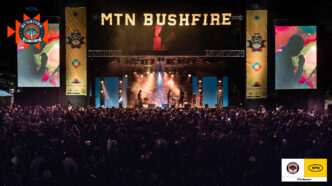 Revellers soak up the atmosphere at a previous edition of the MTN Bushfire Festival at House on Fire in Malkerns.