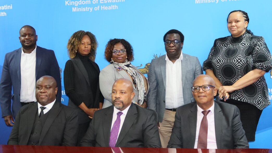 EMSA board members pose for a group photo following their official unveiling by Health Minister Mduduzi Matsebula. Photo: Ministry of Health