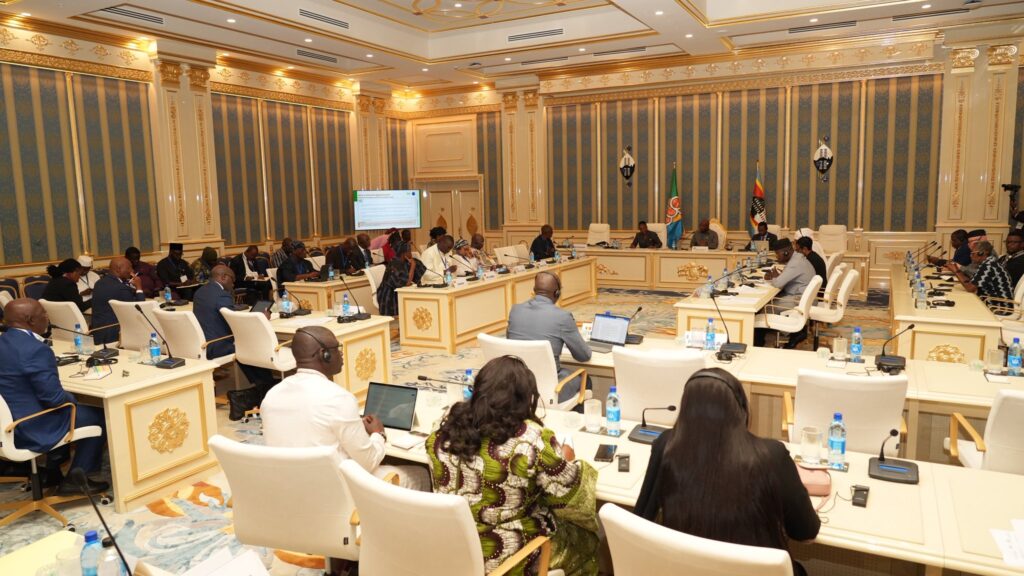 African member states delegates gather at the ICC eZulwini Palazzo in Eswatini for the high-level brainstorming session ahead of the 1st Africa-EU Parliamentary Assembly on Friday, where calls for an independent OACPS funding mechanism dominated discussions. Photo: OACPS Secretariat
