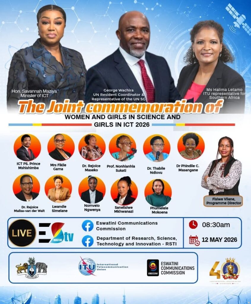 ICT Minister Savannah Maziya is expected to lead proceedings at Tuesday's joint commemoration of Women and Girls in Science and Girls in ICT Day 2026, set for May 12, 2026, at 8:30am. Photo: Ministry of Information, Communications and Technology