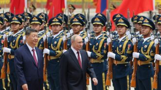 Putin and Xi at the Great Hall of the People, May 20, 2026. REUTERS/Maxim Shemetov/Pool