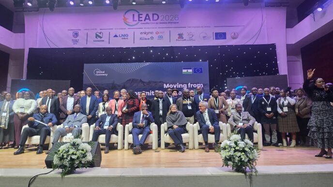 Delegates, policymakers, financiers and researchers gather at the official opening of the second Lesotho Energy Access Dialogue (LEAD 2026) in Maseru. Photo by EU in Lesotho
