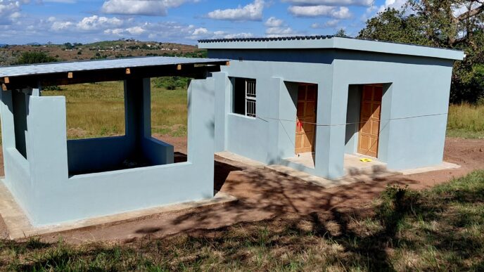 The newly constructed Neighbourhood Care Point at Lufasini in Mayiwane Inkhundla