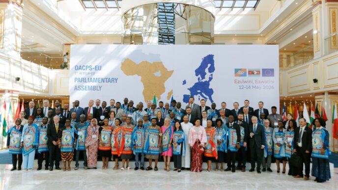 Participants of the first Africa-EU Parliamentary Assembly gather for a group photo at the conclusion of the three-day session held in the Ezulwini Valley, Eswatini, last week.