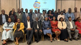 The Ministry of ICT's Digital Eswatini Project team and Parliamentary Portfolio Committee members pictured together after a presentation and live demonstration of the Integrated Electronic Case Management System held on Friday, 22 May 2026.