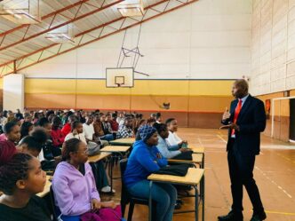 An ACCA representative engages accounting students during a session held as part of the association's visit to Eswatini, aimed at opening doors for aspiring finance professionals in the Kingdom. | Photo: ESIA