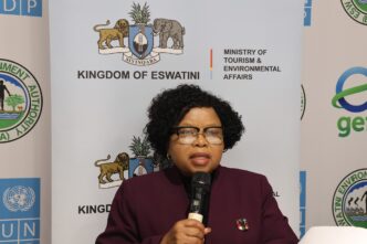 10:46 Tourism Minister Jane Mkhonta-Simelane at the launch of the Eswatini Big Five Project workshop in Lubombo. | Photo: Ministry of Tourism and Environmental Affairs