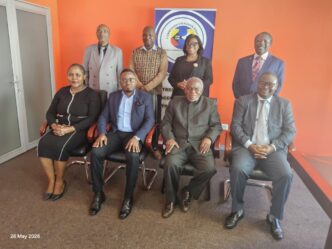 Officials from the Eswatini Standards Authority and the Eswatini Competition Commission pose with Integrity Commission representatives after submitting their written declarations of assets and liabilities this week. (Picture: Eswatini Commission on Human Rights and Public Administration)