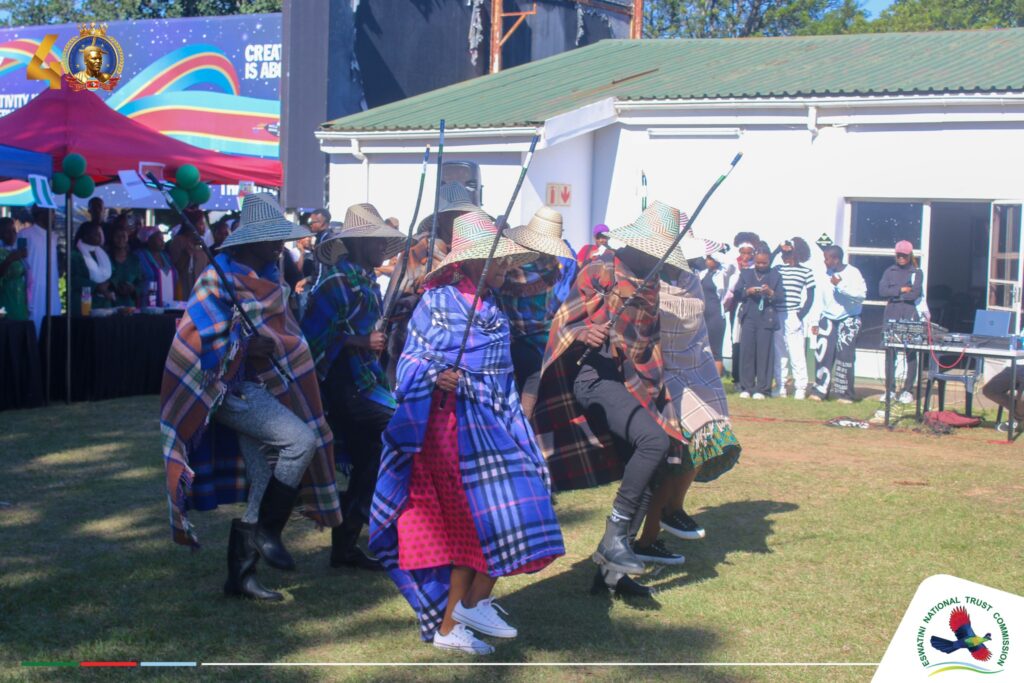 Semester 4 International Tourism students at Limkokwing University of Creative Technology present their country research during the live cultural exhibition held at the LUCT Multipurpose Hall lawn on 28 May 2026. (Picture: Eswatini National Trust Commission)