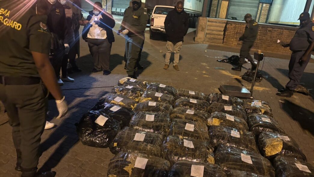 BMA officers seized 713 000 grams of methaqualone hidden inside a truck at Beitbridge, in what authorities are calling South Africa's biggest drug bust in history. | Photo: Supplied