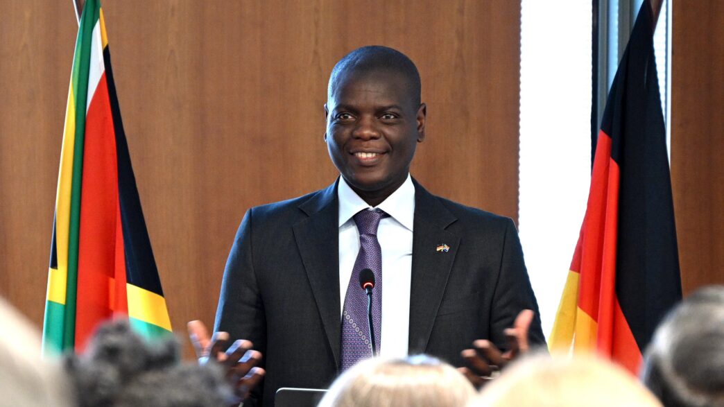 (https://x.com/RonaldLamola) 02:03 South African Minister of International Relations and Cooperation Ronald Lamola. (Picture: X/@RonaldLamola)