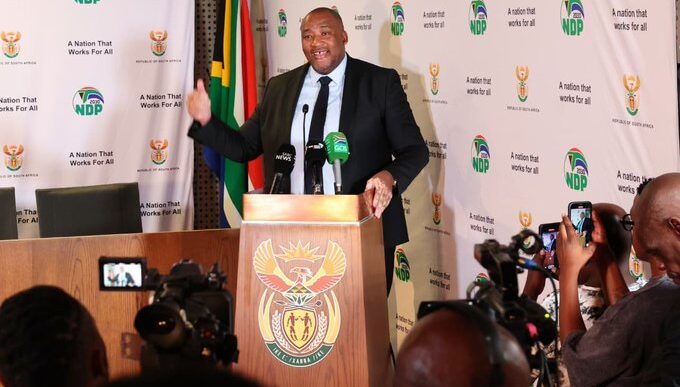 South Africa's Minister of Sport, Arts and Culture, Gayton McKenzie