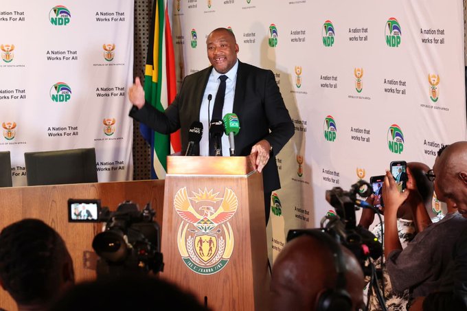 South Africa's Minister of Sport, Arts and Culture, Gayton McKenzie