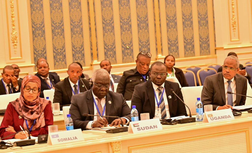 Somalia, Sudan and Uganda delegates:
Delegates from Somalia, Sudan and Uganda follow proceedings during the Eastern Africa Regional Parliamentary Group meeting of the OACPS in Eswatini. | Photo: X/@Thomas_Tayebwa