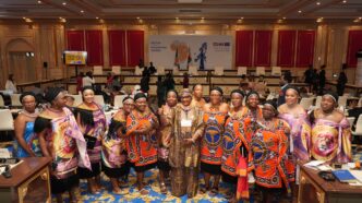 Some of the OACPS-EU Joint Parliamentary Assembly Women's Forum participants having a photo opportunity. | Photo from X/ACP