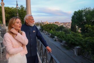 Indian Prime Minister Narendra Modi and Italian Prime Minister Giorgia Meloni meet in Rome on Wednesday as the two countries formally elevated their relationship to a Special Strategic Partnership. Photo: X/@narendramodi