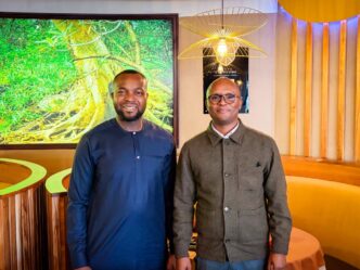 Nigeria's Communications Minister Dr. Bosun Tijani (left) and South Africa's Communications and Digital Technologies Minister Solly Malatsi during their strategic meeting in Cape Town to discuss the future of Africa's digital economy. Photo: X/@bosuntijani