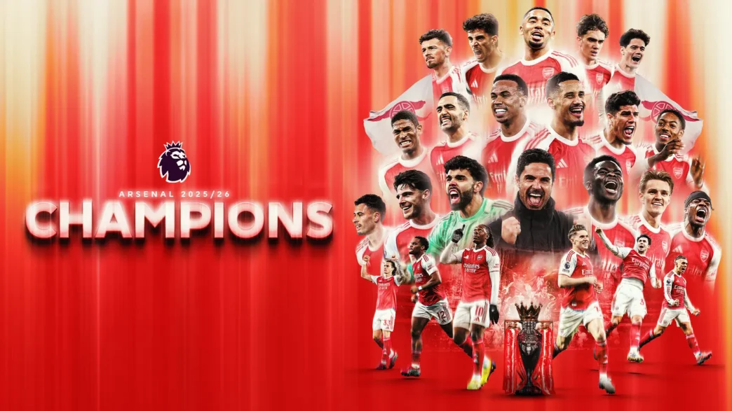 Arsenal are Premier League champions for the first time in 22 years
