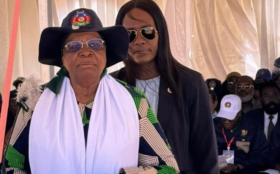 Namibian President Netumbo Nandi-Ndaitwah delivers her keynote address at the International Workers' Day commemoration held in Opuwo, Kunene region, on Thursday, 1 May 2026. Photo: Ministry of Home Affairs, Immigration, Safety and Security