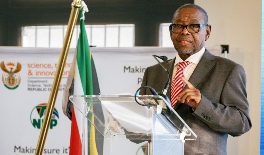 South Africa's Minister of Science, Technology and Innovation, Professor Blade Nzimande, addresses Parliament on Friday, 15 May, as he announces a R10.4 billion budget allocation for science, technology and innovation in the 2026/2027 financial year.