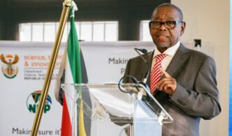 South Africa's Minister of Science, Technology and Innovation, Professor Blade Nzimande, addresses Parliament on Friday, 15 May, as he announces a R10.4 billion budget allocation for science, technology and innovation in the 2026/2027 financial year.