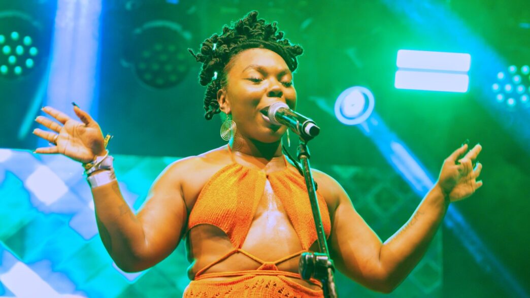 London-based artist Summer Pearl lights up the stage at the 19th edition of the MTN Bushfire Festival in Malkerns. | Photo: Times of Eswatini