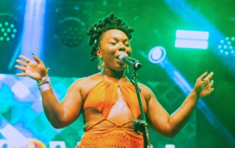 London-based artist Summer Pearl lights up the stage at the 19th edition of the MTN Bushfire Festival in Malkerns. | Photo: Times of Eswatini