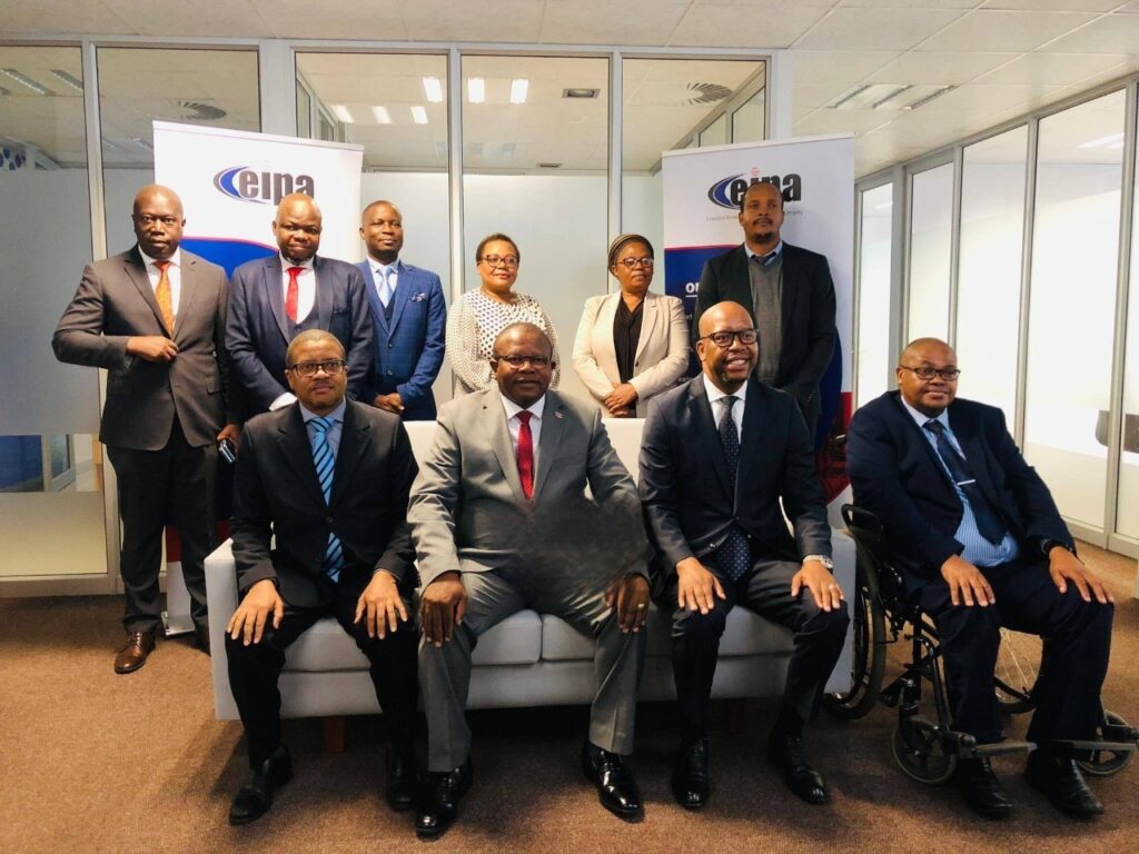 The EIPA board members after their unveiling on Monday. Photo by EFT