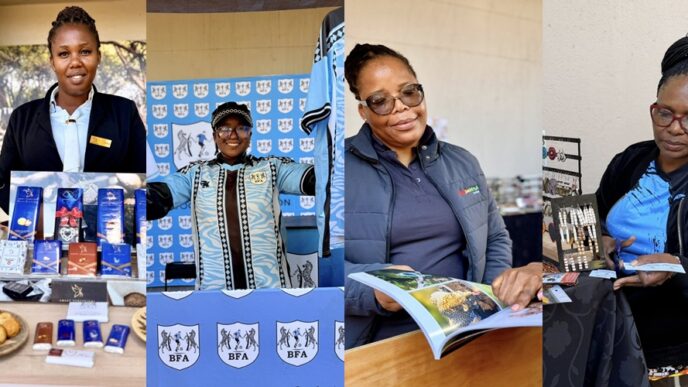 Tourism operators and local creatives showcase Botswana's tourism offering at the Botswana National Museum in Gaborone as part of the Debswana World Athletics Relays Gaborone 2026 activation, running from 1 to 3 May 2026. Photo: Botswana Tourism Organisation