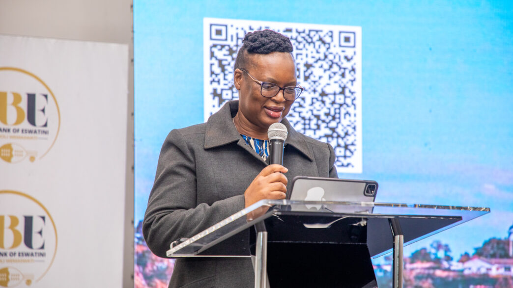 caption for her 11:03 Claude responded: Deputy Governor of the Central Bank of Eswatini Felicia Dlamini-Kunene delivers opening remarks at the Eswatini Green Finance Taxonomy Stakeholder Validation W… Deputy Governor of the Central Bank of Eswatini Felicia Dlamini-Kunene delivers opening remarks at the Eswatini Green Finance Taxonomy Stakeholder Validation Workshop in Mbabane on Friday.