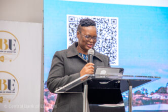 caption for her 11:03 Claude responded: Deputy Governor of the Central Bank of Eswatini Felicia Dlamini-Kunene delivers opening remarks at the Eswatini Green Finance Taxonomy Stakeholder Validation W… Deputy Governor of the Central Bank of Eswatini Felicia Dlamini-Kunene delivers opening remarks at the Eswatini Green Finance Taxonomy Stakeholder Validation Workshop in Mbabane on Friday.