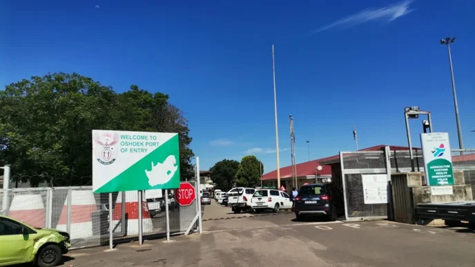 Oshoek border post. Photo by Bulelwa Ginindza