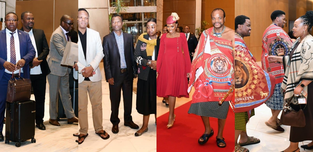 Members of the royal entourage accompanying His Majesty King Mswati III touch down in Baku, Azerbaijan, ahead of the 13th session of the United Nations World Urban Forum