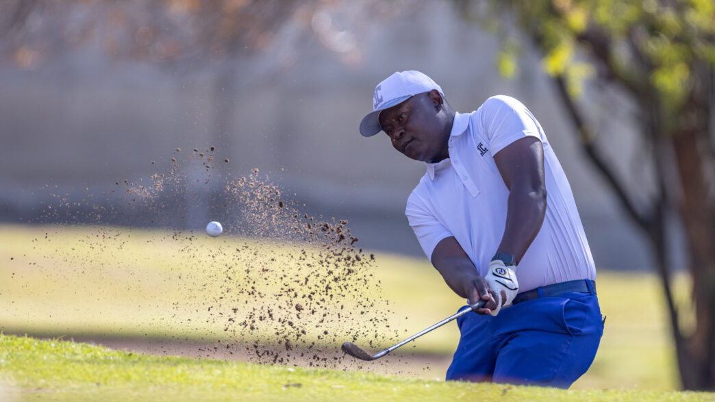 Toto Thimba Jnr leads the third Betway Big Easy Tour event of the season after firing a six-under-par 65 in the opening round at The Wanderers Golf Club in Johannesburg on Tuesday. (Photo: Sunshine Tour)
