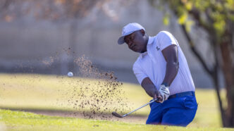 Toto Thimba Jnr leads the third Betway Big Easy Tour event of the season after firing a six-under-par 65 in the opening round at The Wanderers Golf Club in Johannesburg on Tuesday. (Photo: Sunshine Tour)